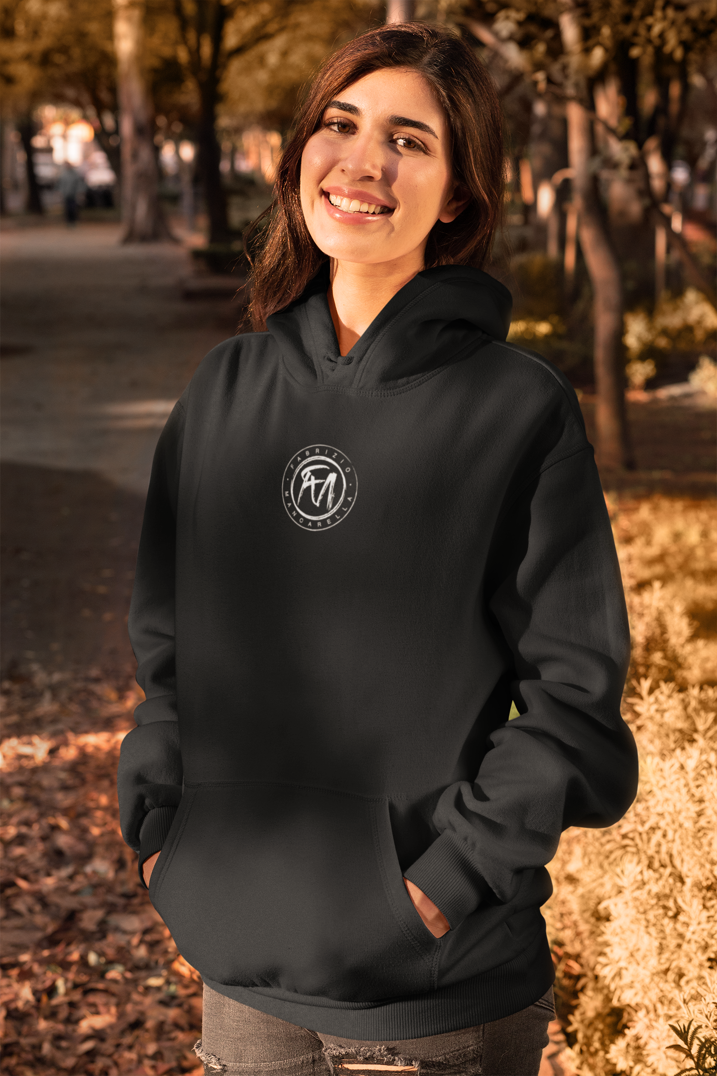 FAMANCA FM Organic Hoodie Damen Dunkle Farben