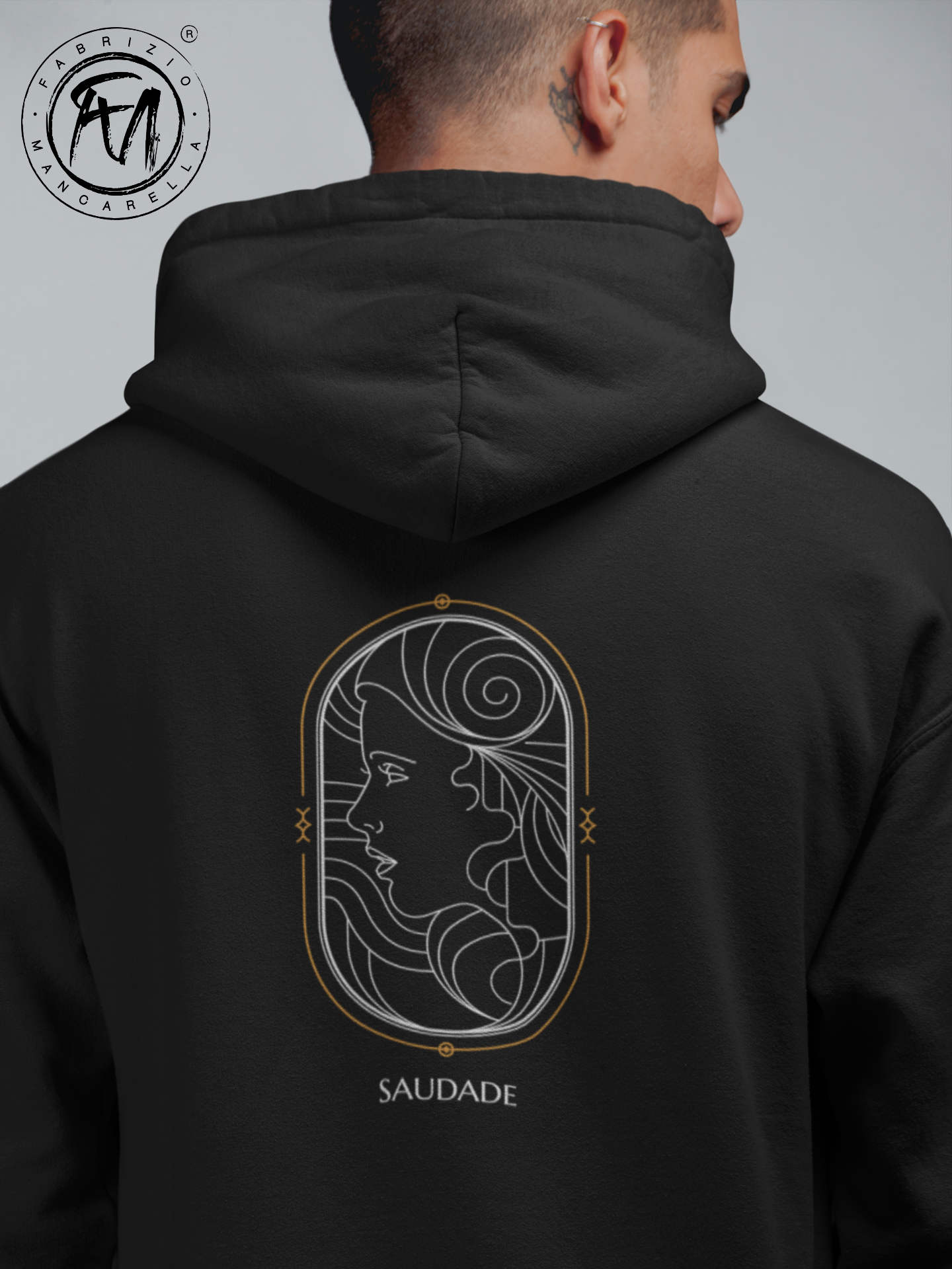 FAMANCA SAUDADE Oversized Organic Hoodie Unisex